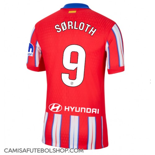 Camisa de time de futebol Atletico Madrid Alexander Sorloth #9 Replicas 1º Equipamento 2024-25 Manga Curta